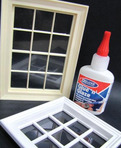 Glue 'N' Glaze - For Glazing & Bonding Crystal Clear Windows. 